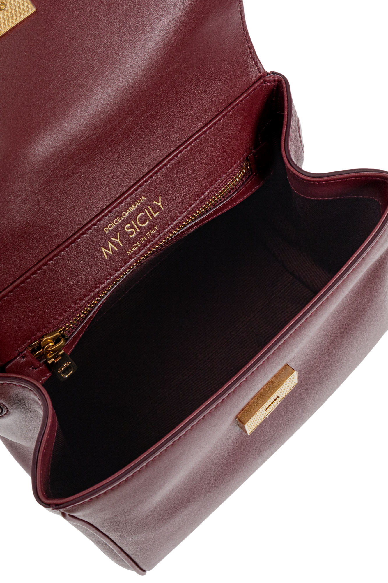 バッグ・カバンその他 Dolce&Gabbana My Sicily handbag in burgundy leather Sicily Medium leather tote bag in burgundy - Dolce Gabbana